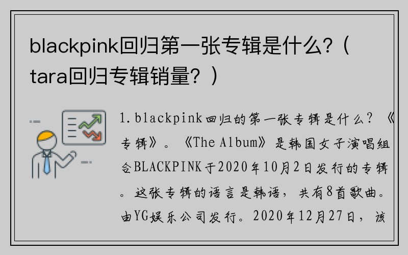 blackpink回归第一张专辑是什么？(tara回归专辑销量？)